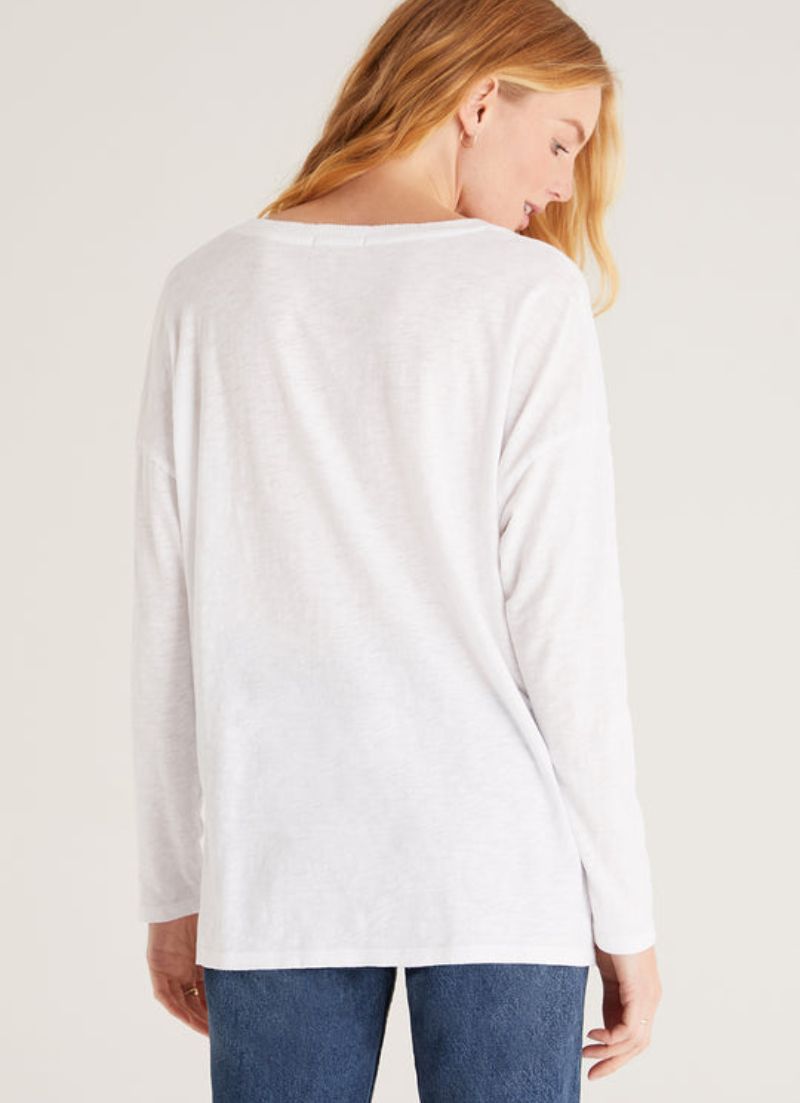 Farren Long Sleeve Slub Tee