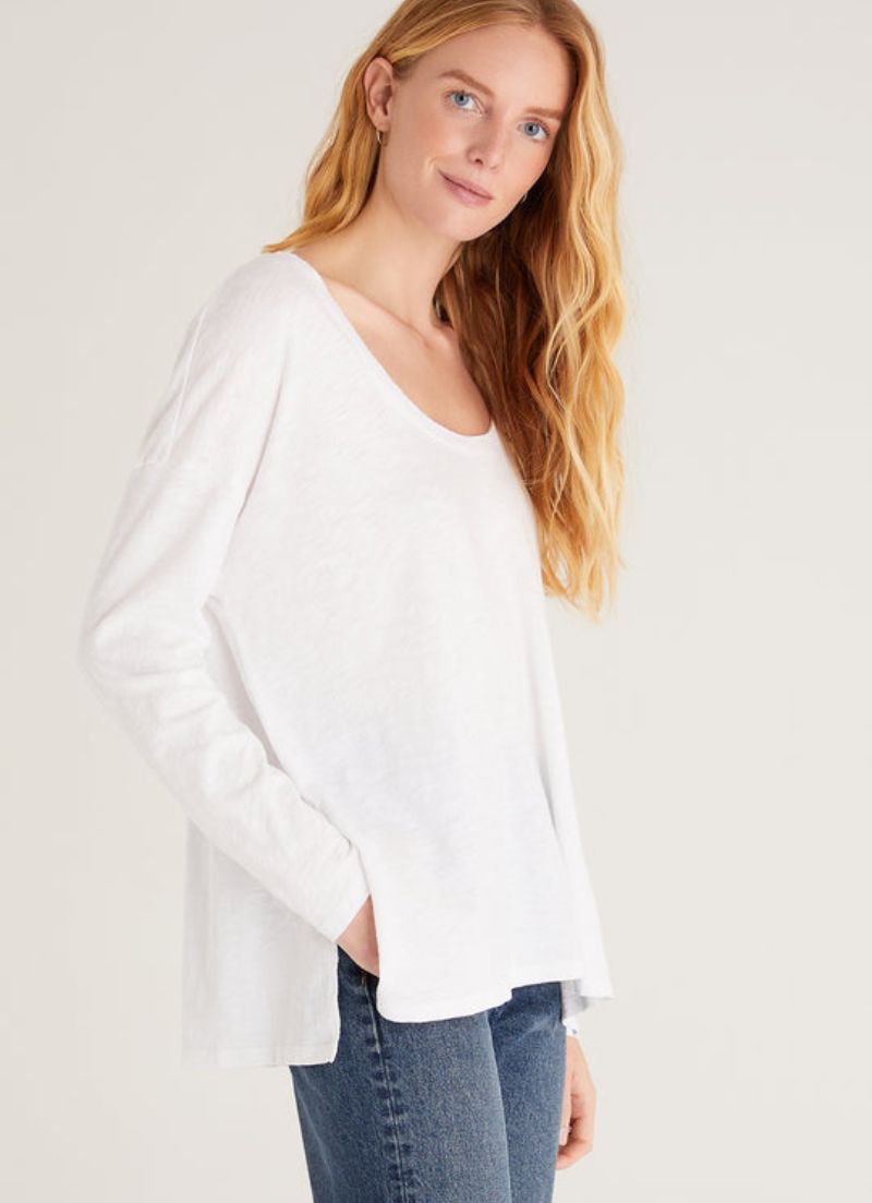 Farren Long Sleeve Slub Tee