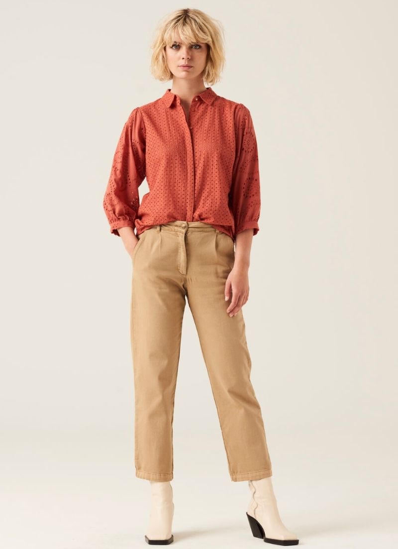 Garcia - Pantalon Chino Beige