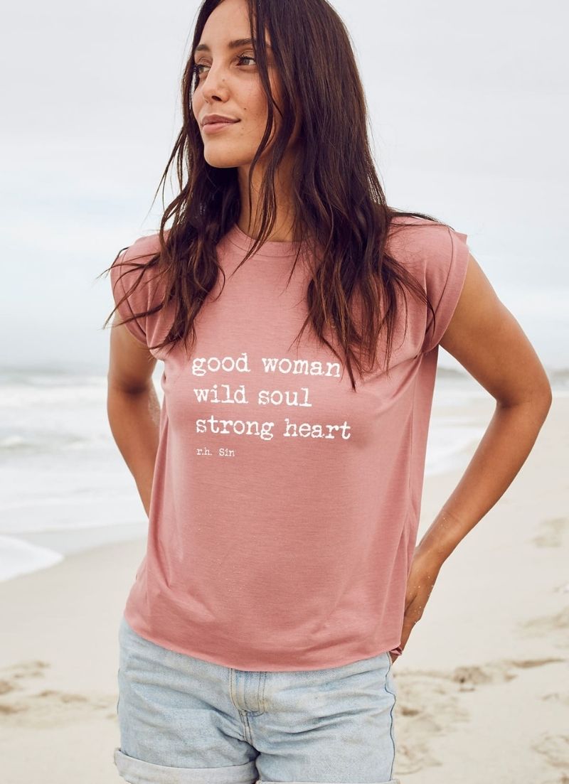 Strong Heart Roll Tee