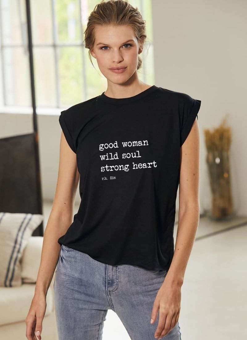 Strong Heart Roll Tee