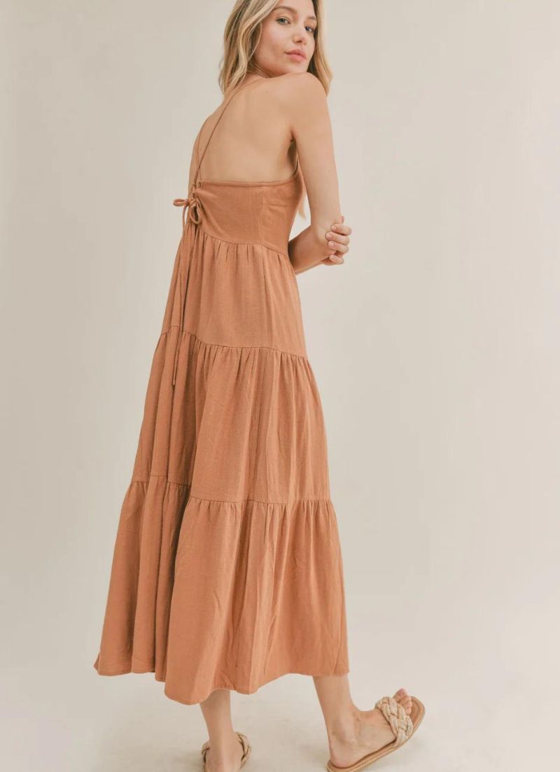 Out West Tiered Maxi Dress