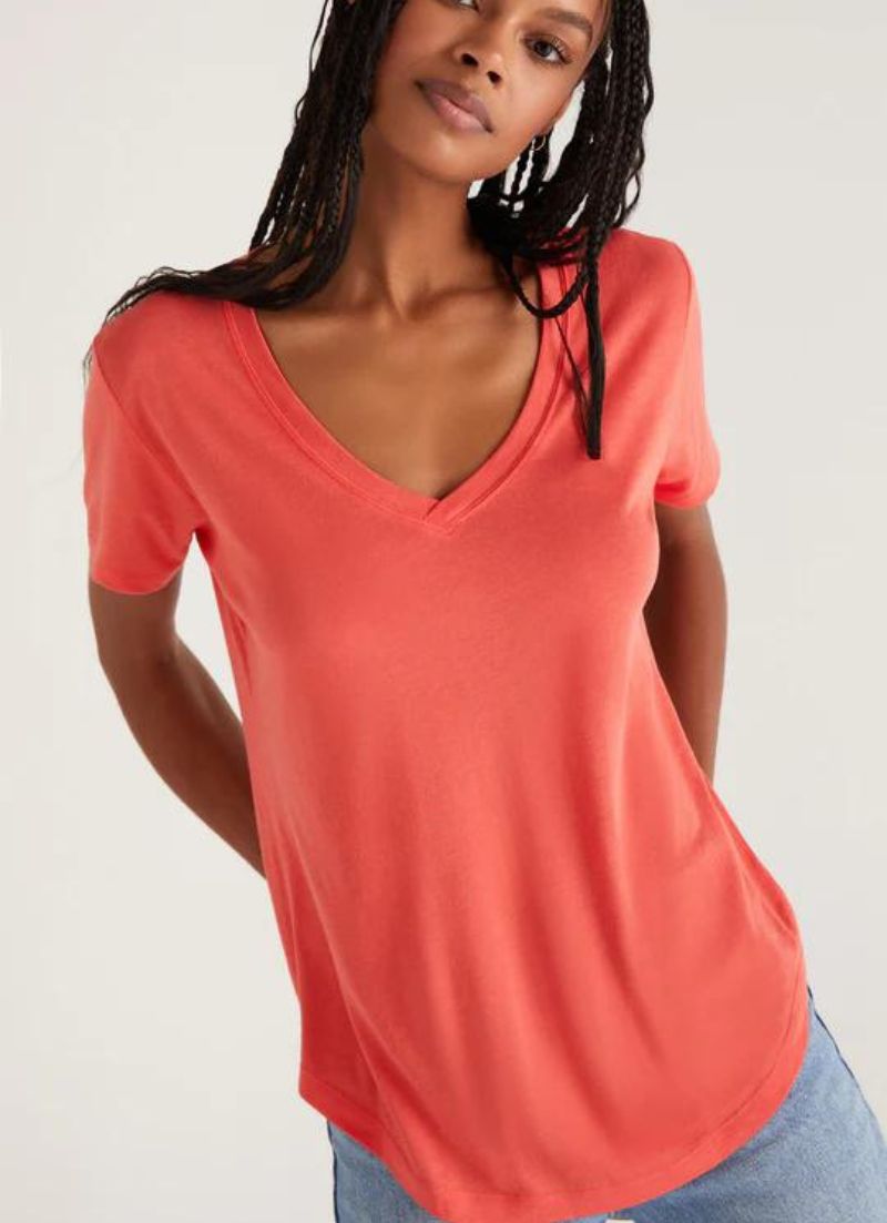 Kasey Modal V-Neck Top