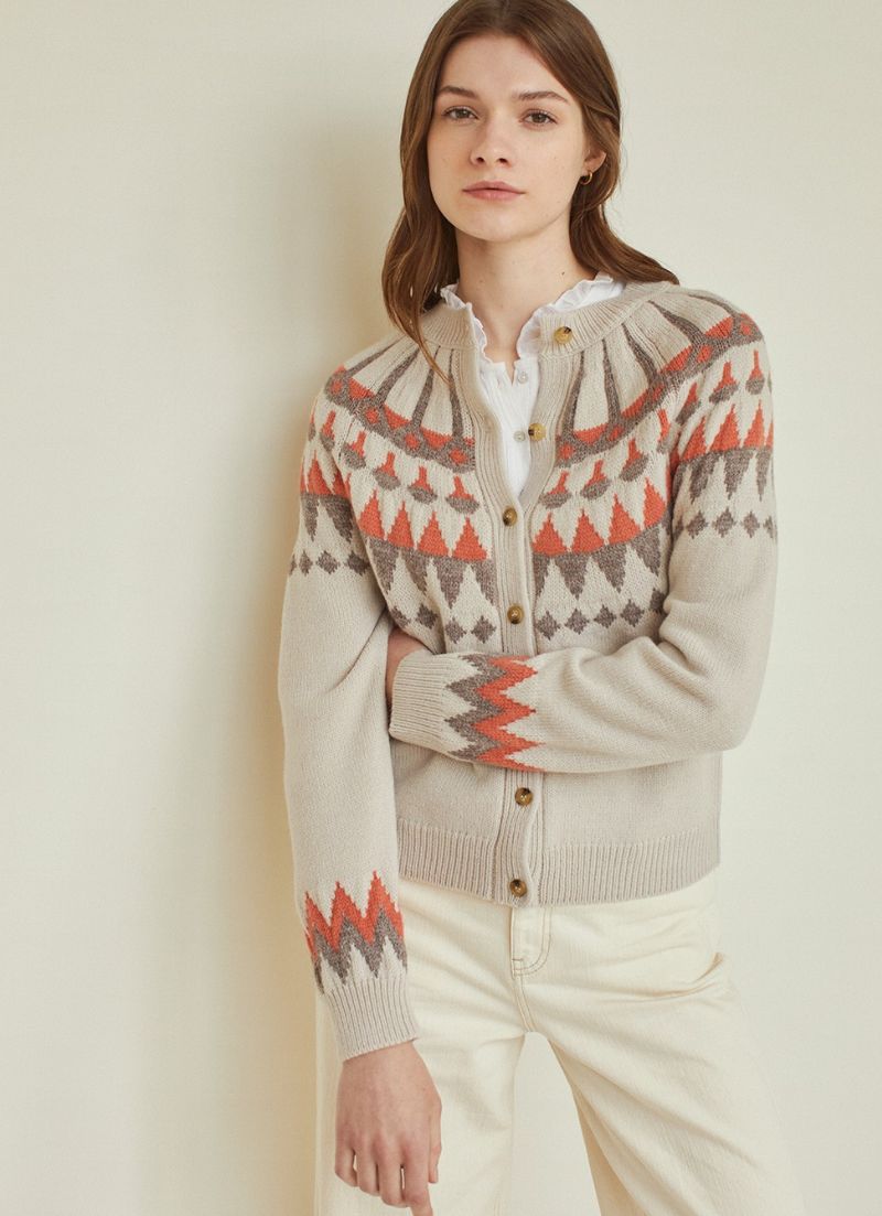 Jacquard Cardi