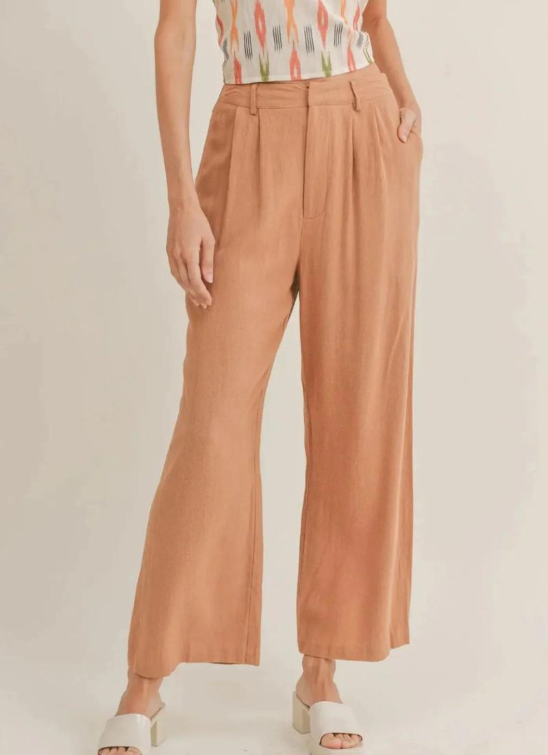 Pantalon en lin Out West