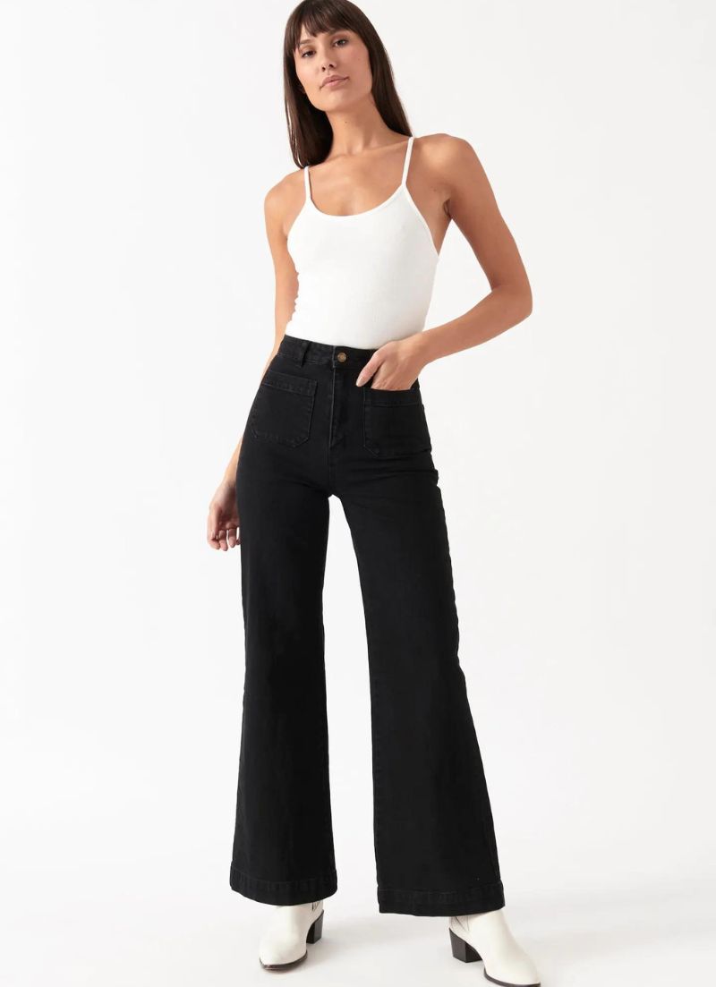 Sailor Jean High Rise Wide Leg