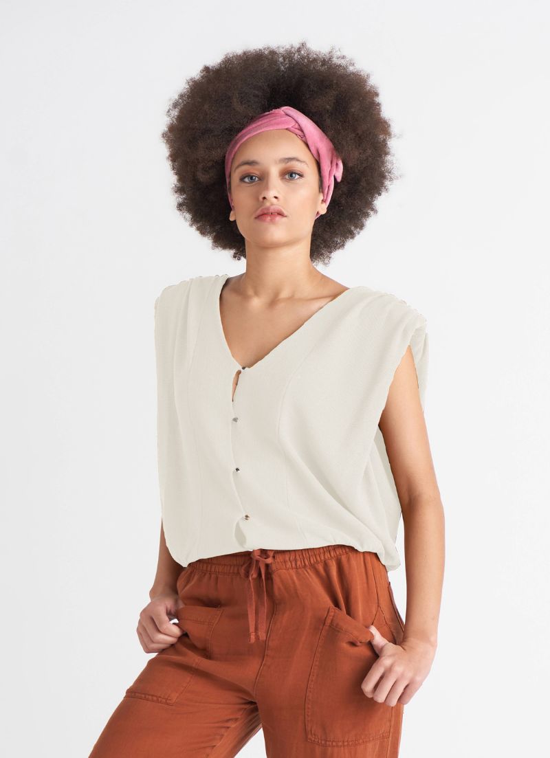Dex - Shoulder Pad Top