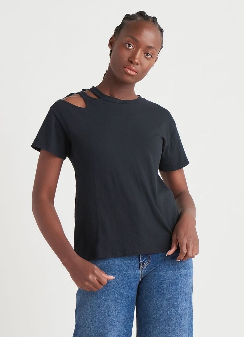 Dex - Shoulder Cut Out Tee
