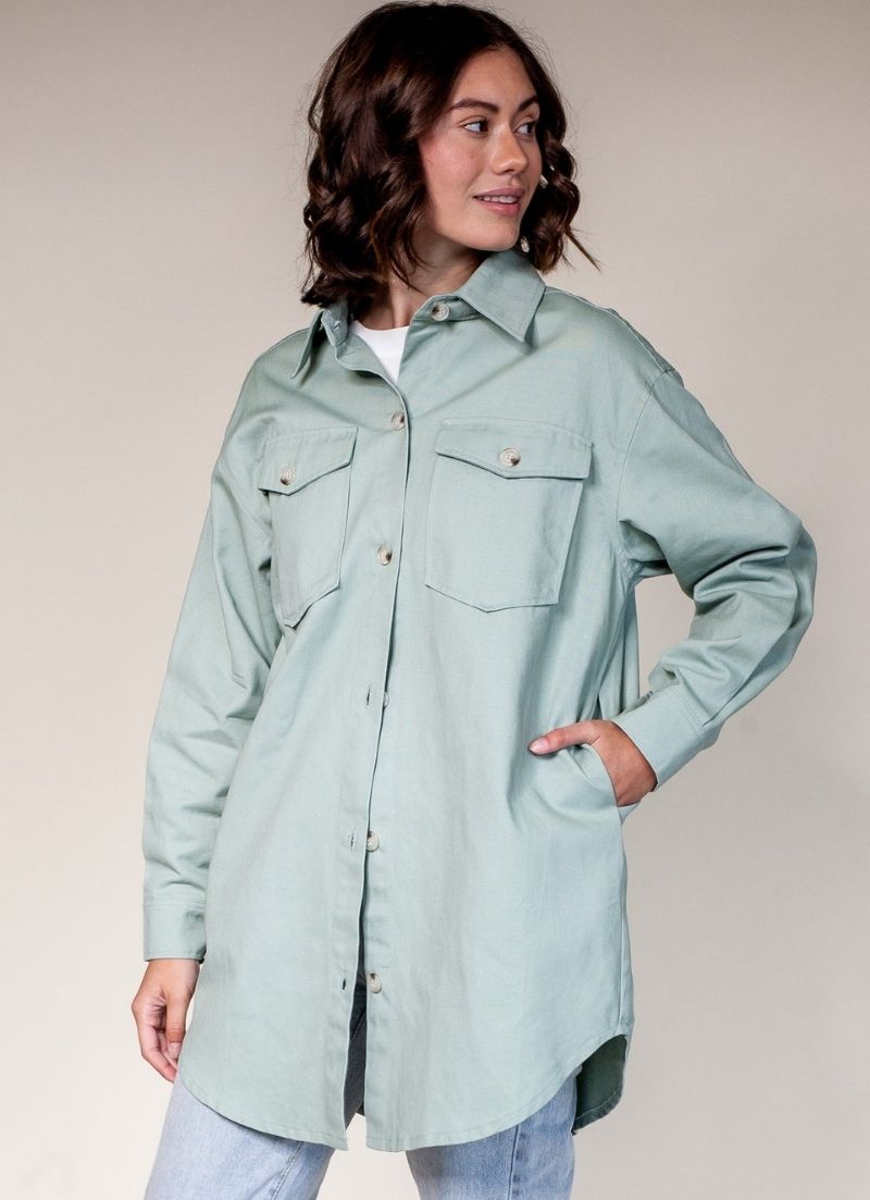 Twill & Shack Shacket