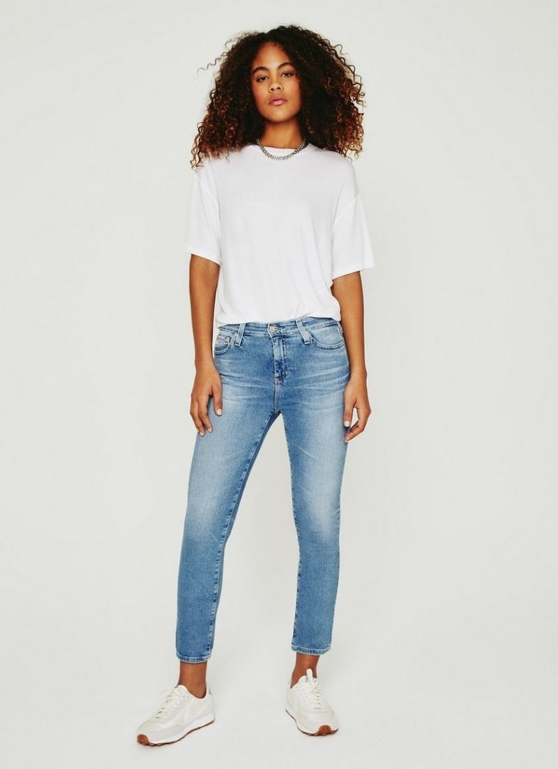 Mari High-Rise Straight Leg Crop