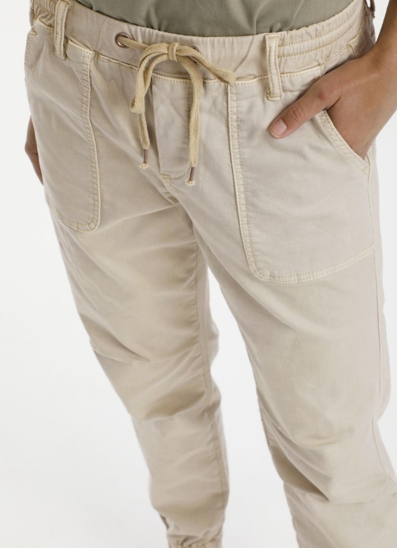 Cream - Nuka Jogdenim Cargo Pant