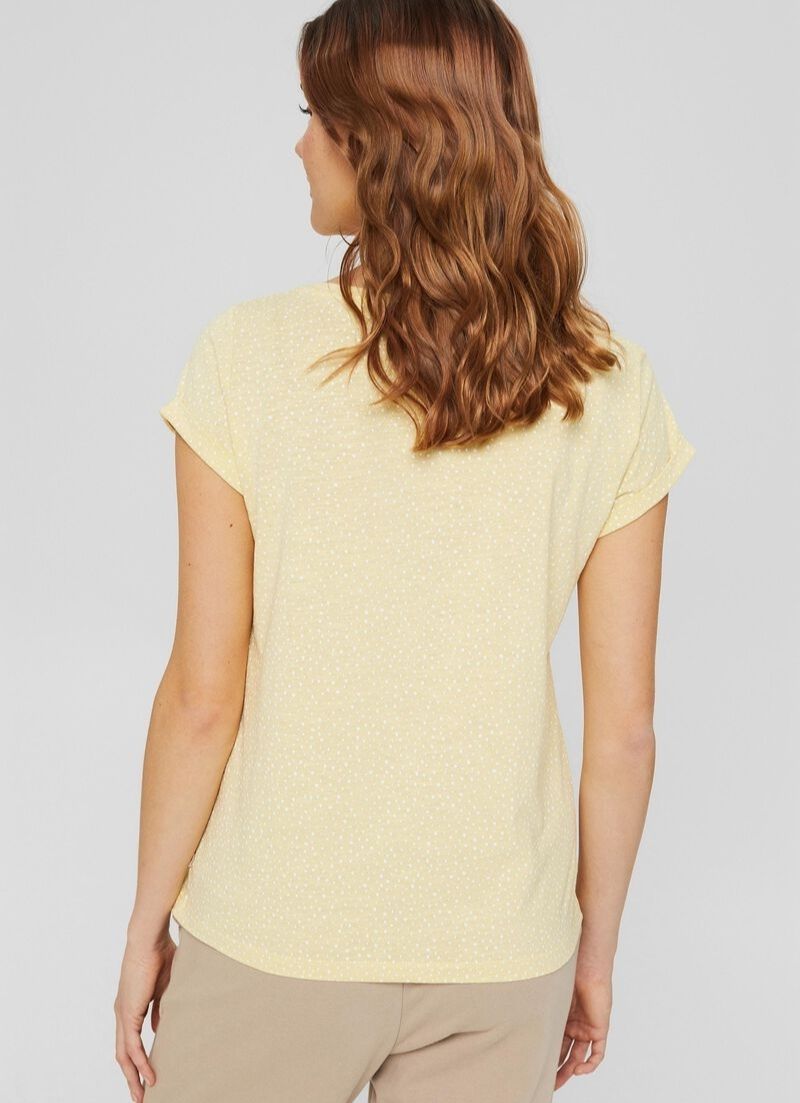 Crew Neck Printed Tee