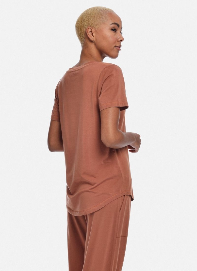 Evelyn V Neck Tee
