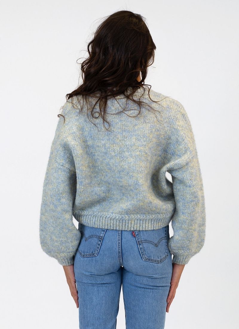 Bubble Sleeve Sweater
