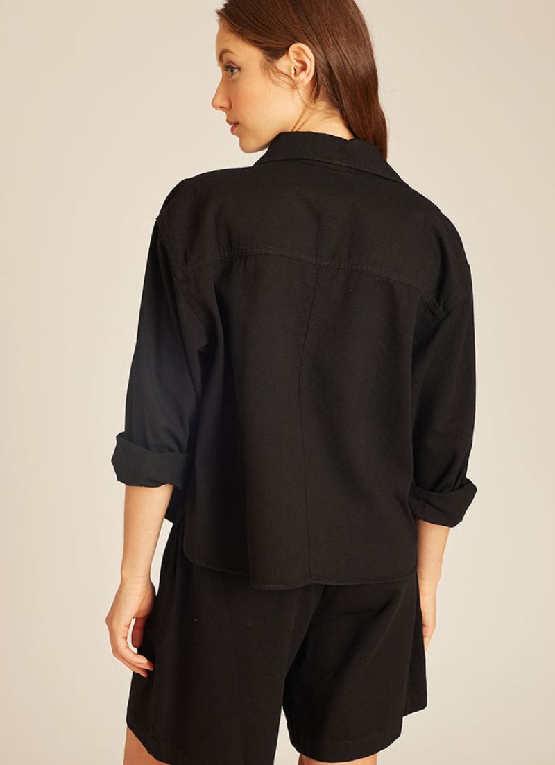 Canvas Crop Jacket