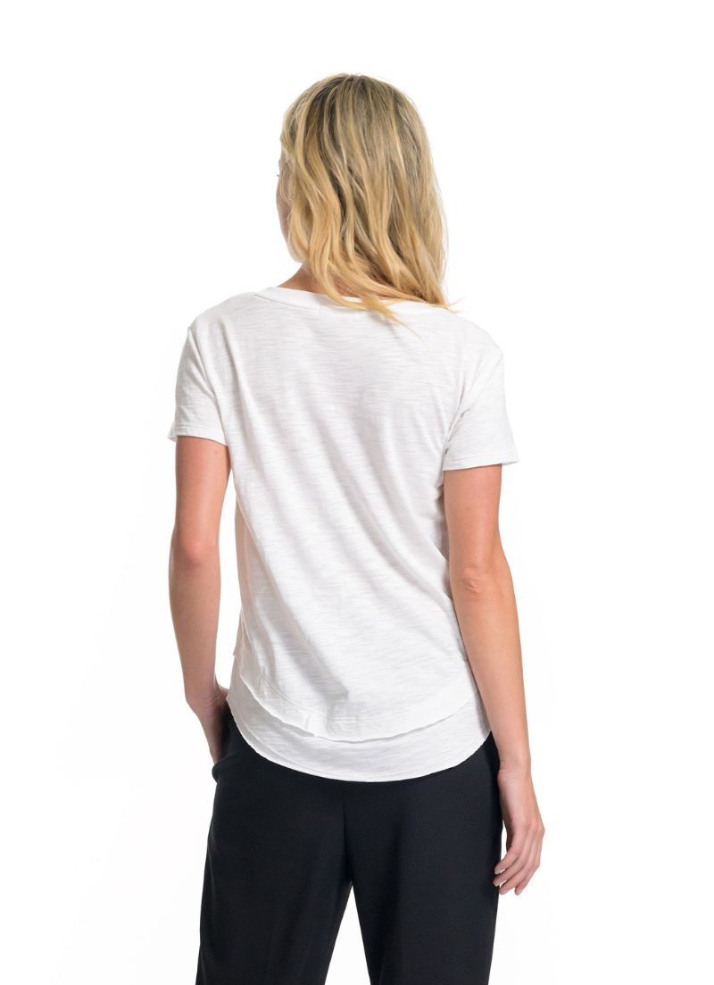 T-shirt à col en V Ava