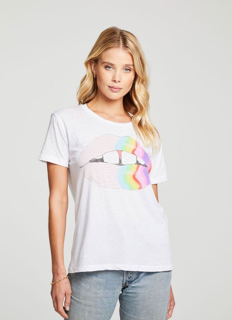 Rainbow Lips Tee