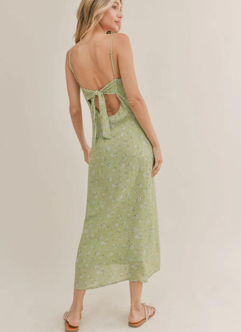 Robe mi-longue Californie