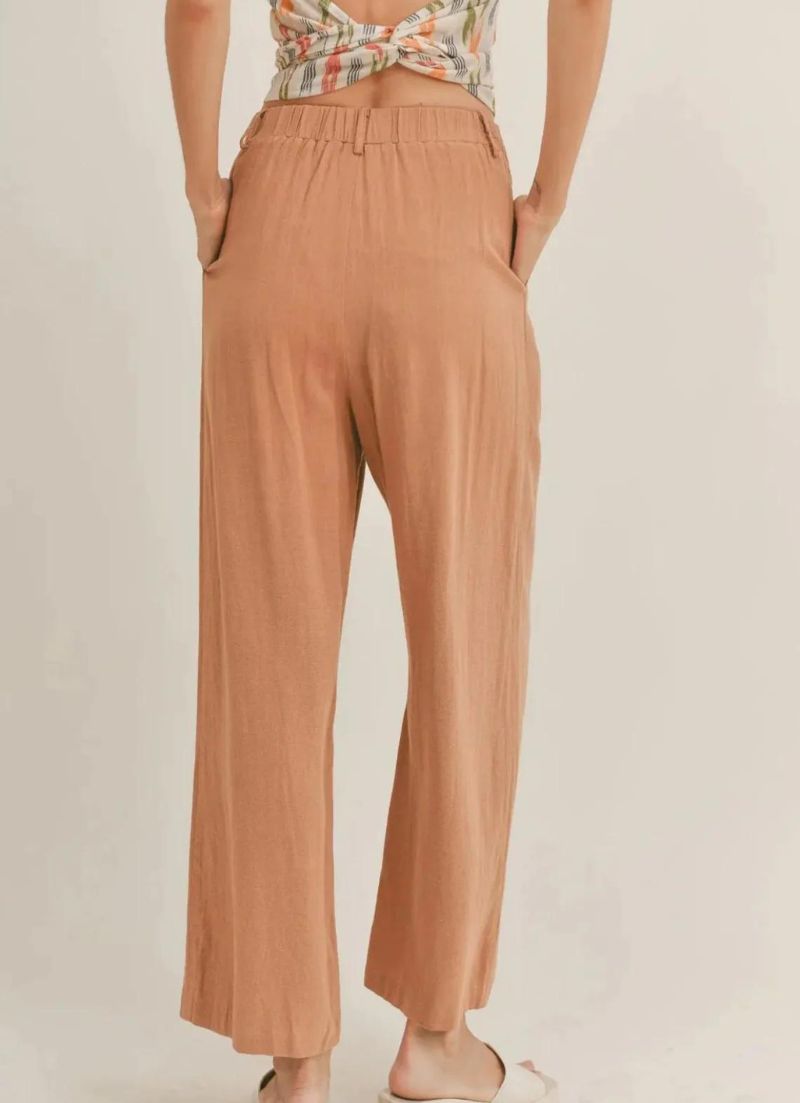 Pantalon en lin Out West