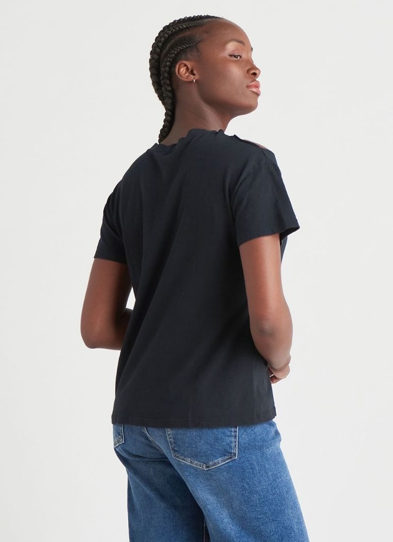Dex - Shoulder Cut Out Tee