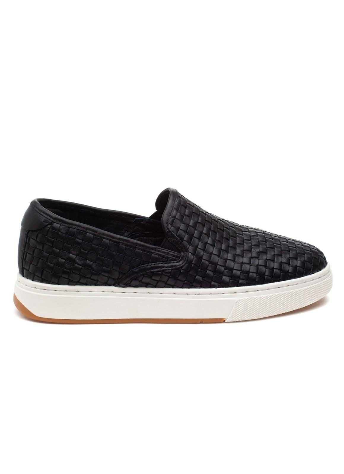 JSlides - Justine Leather Slip On Black