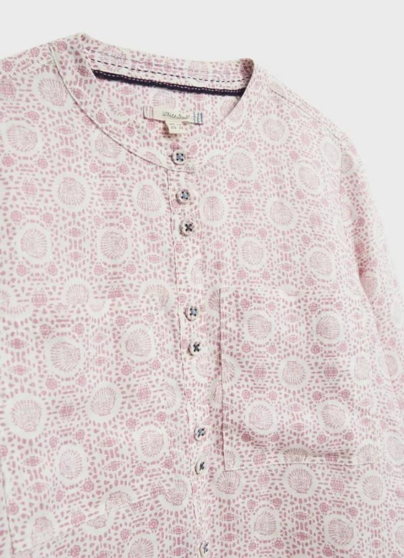White Stuff - Chemise en lin rubis