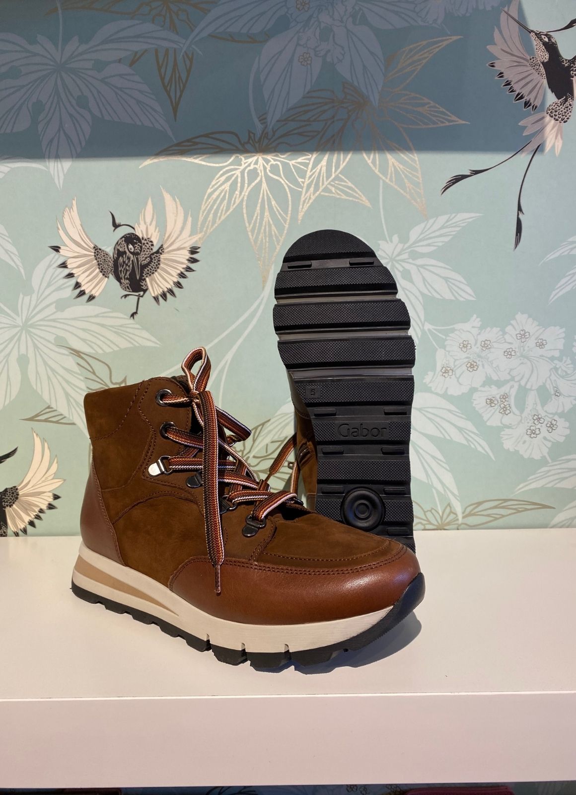 Gabor - Nubuck Lace Up Boots