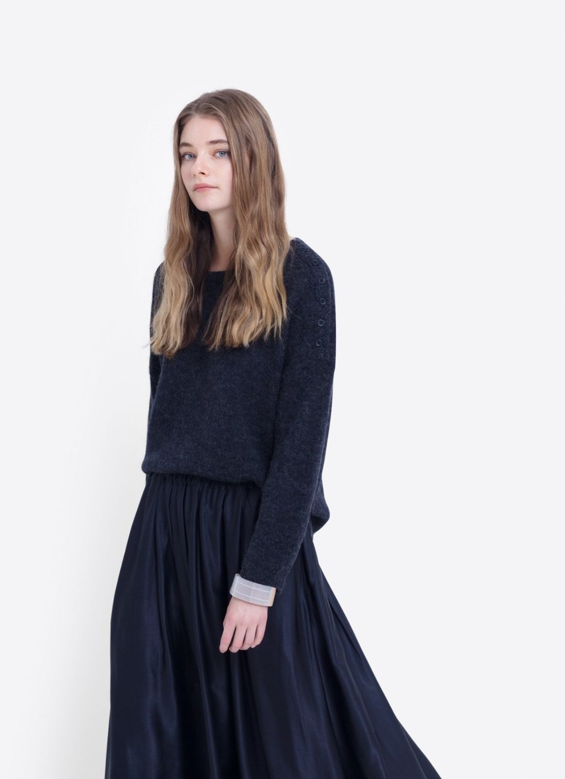 Elk The Label Carita Sweater Merino Wool Alpaca Ink
