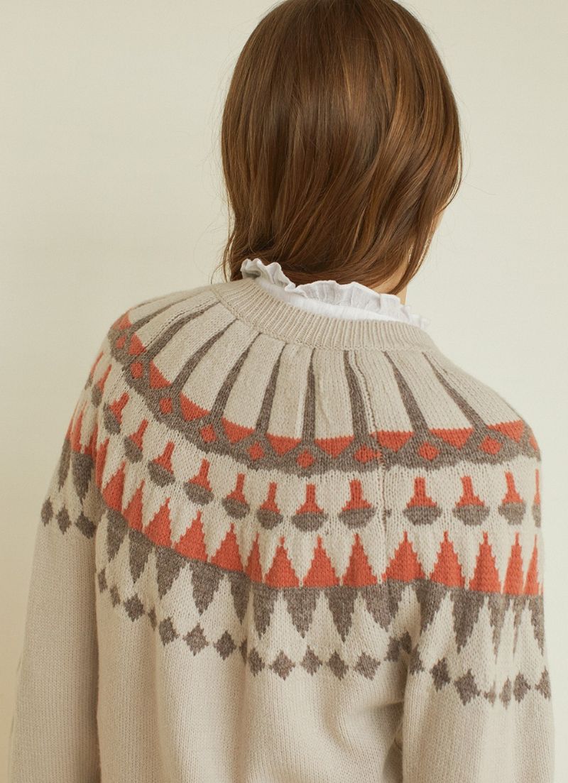 Jacquard Cardi