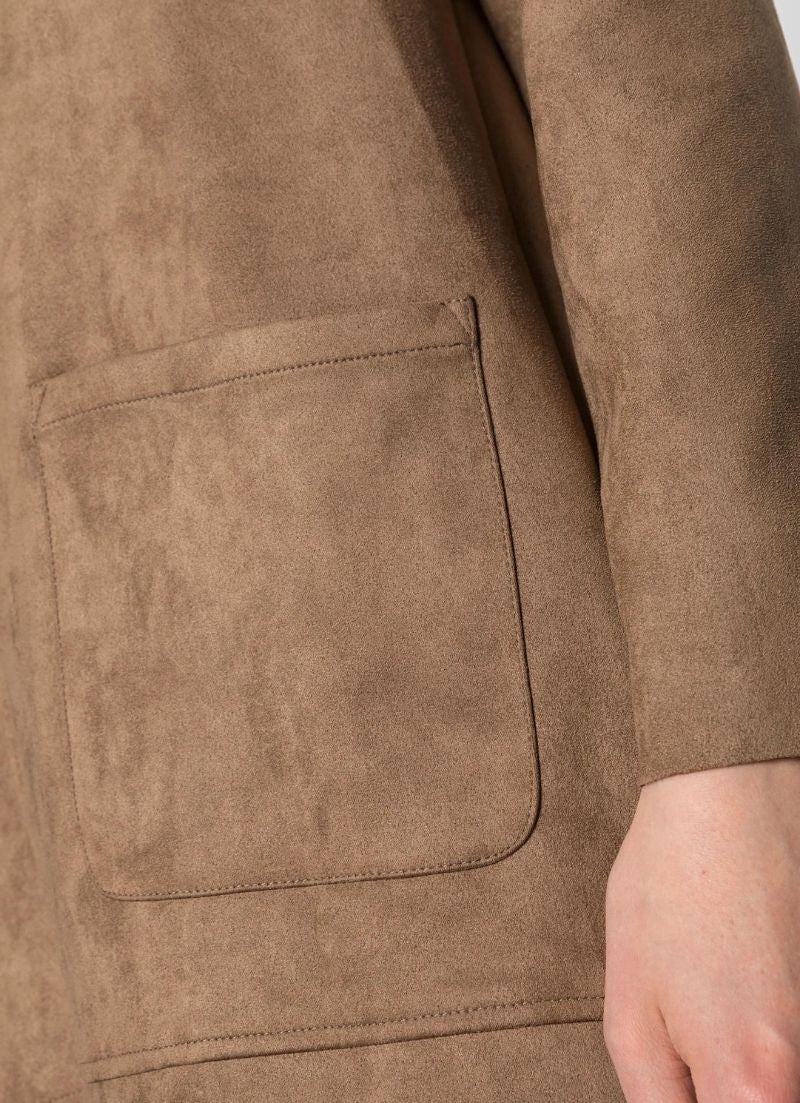 Kaffe - Veste Doria en faux suède