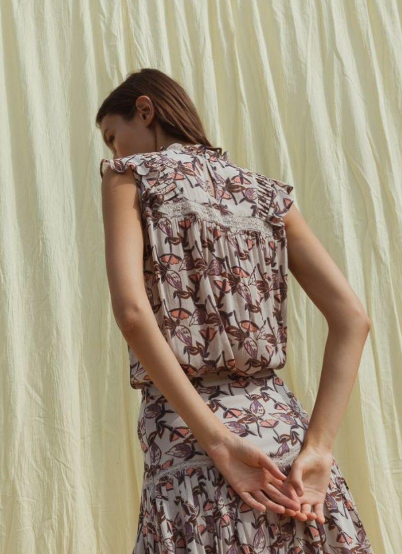 Aubrey Ruffle Blouse