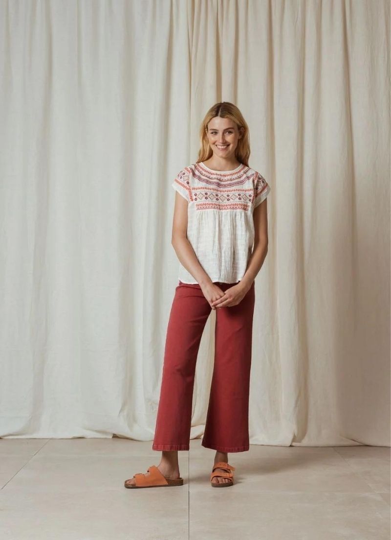 Blouse brodée Jude
