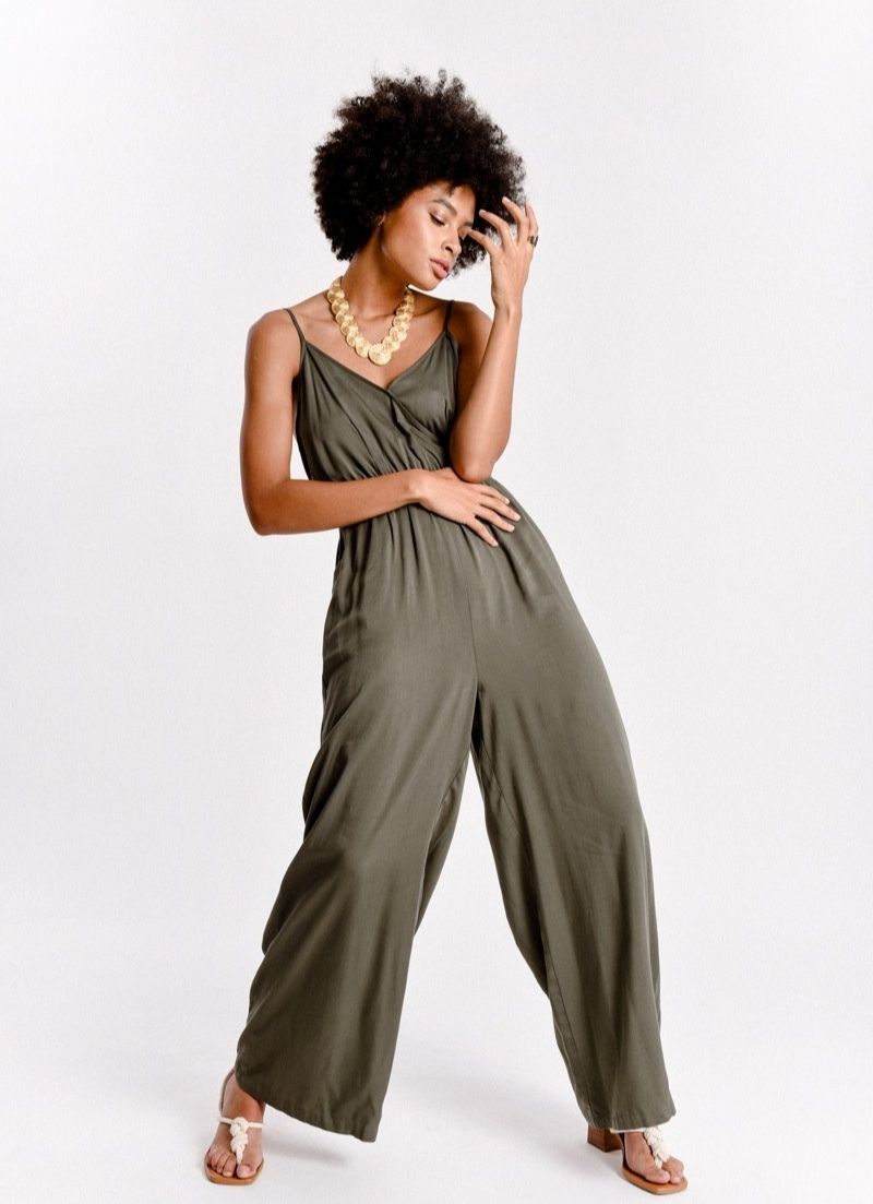 Wrap Front Jumpsuit
