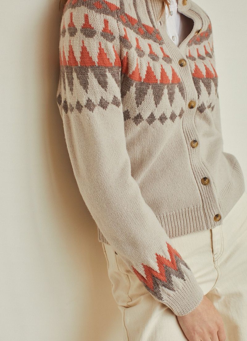 Jacquard Cardi