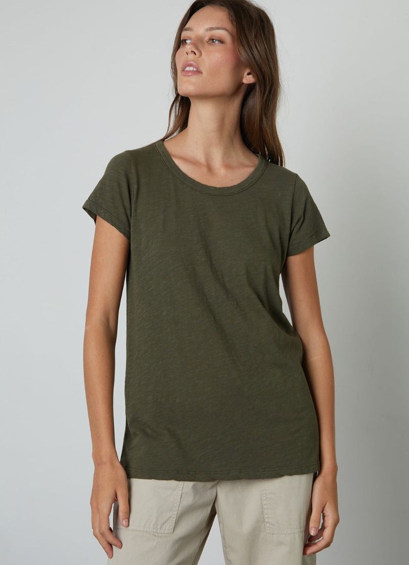 Tilly Slub Crew Neck Tee