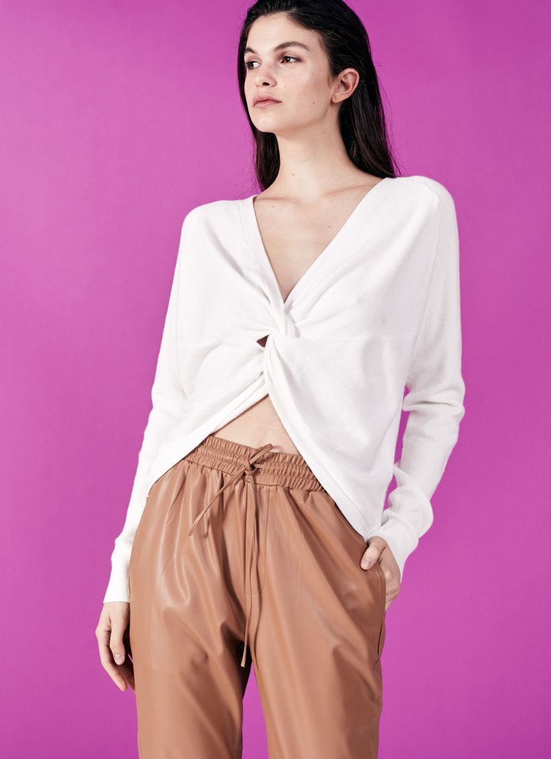 Chara Twisted Front Sweater