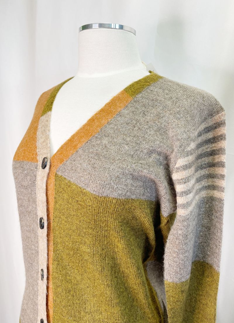 Colour Block Cardigan