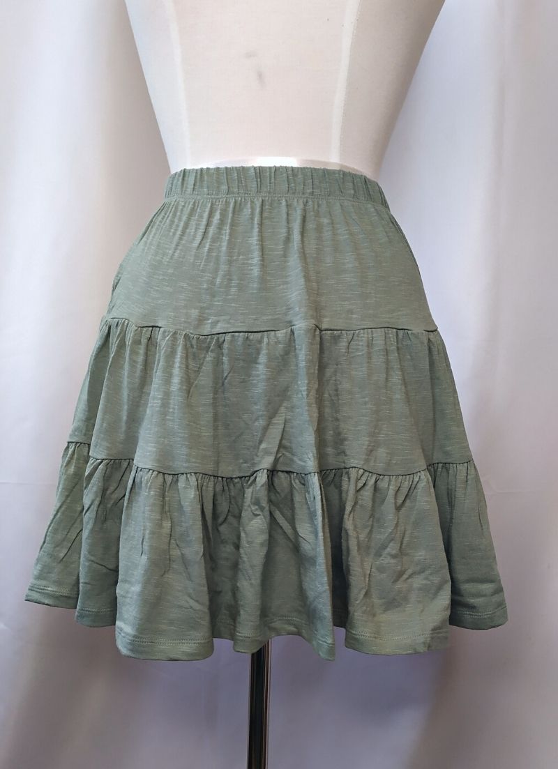 Tundie Pull On Tiered Skirt