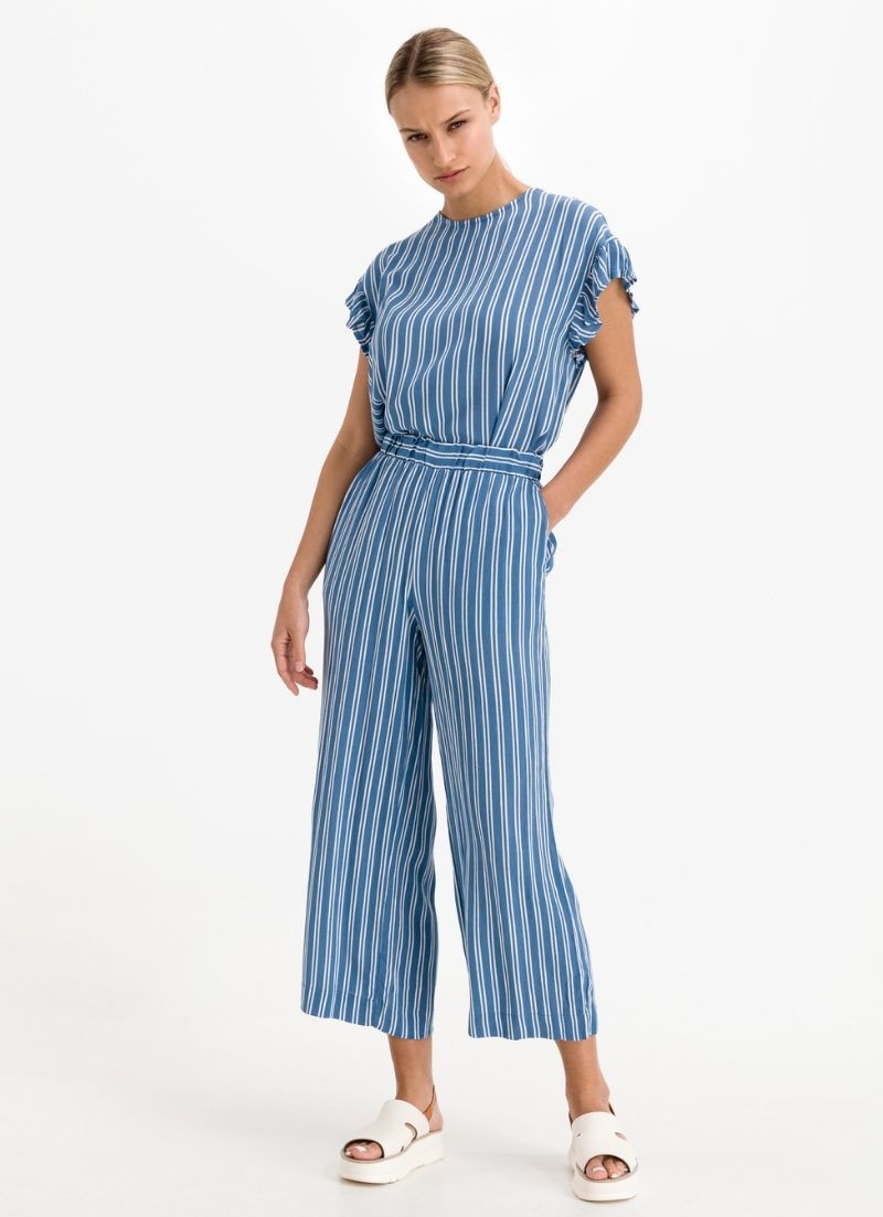 ICHI - Pantalon large Marrakech