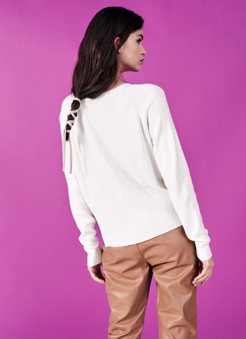 Chara Twisted Front Sweater