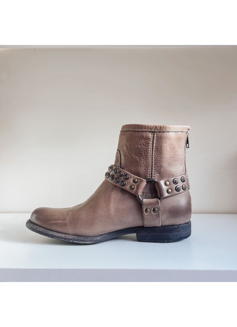 Botte à harnais cloutée Phillip