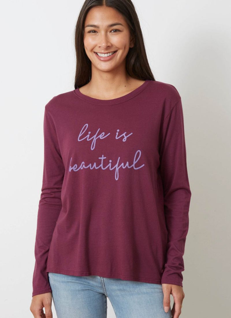 Life Is Beautiful Long Sleeve