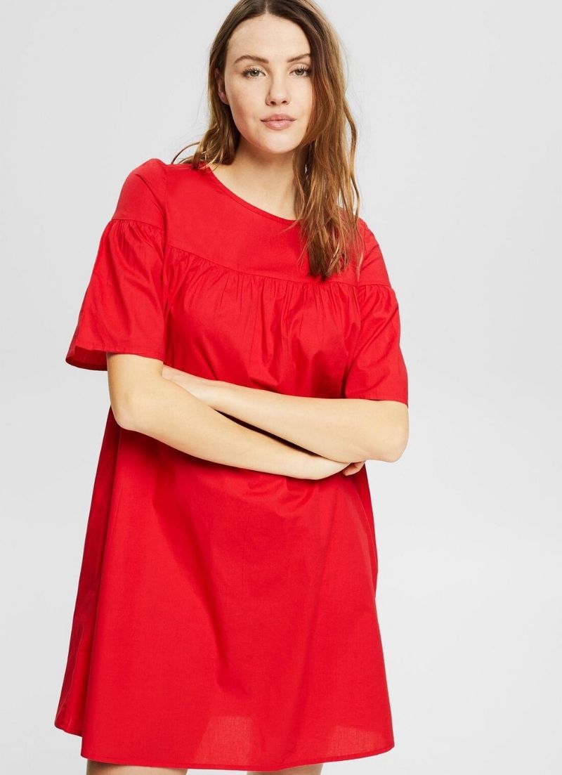 Knee Length Shirt Dress