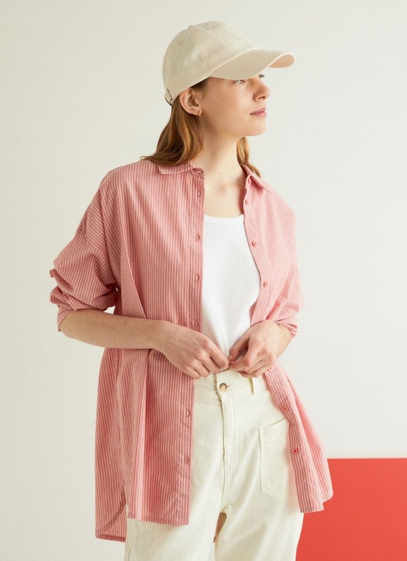 Chemise en coton Iris