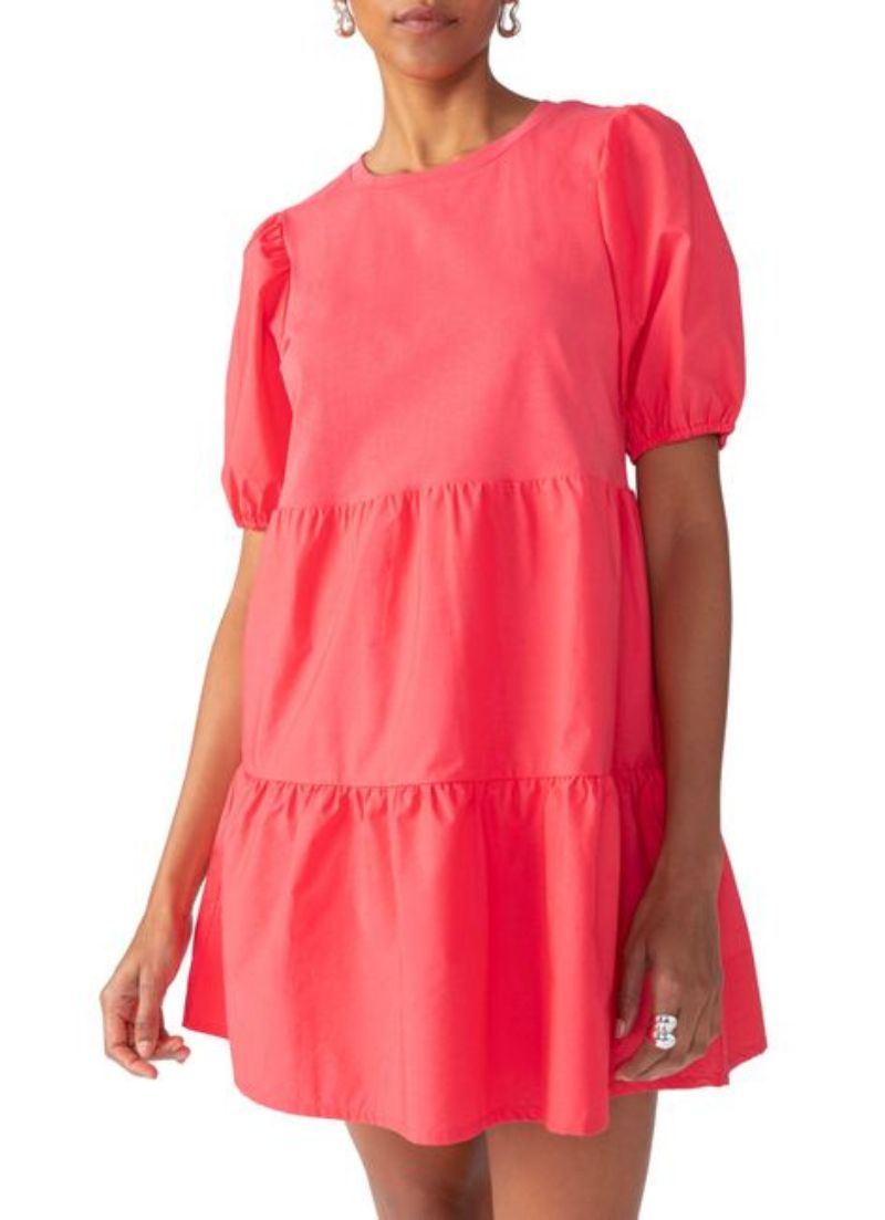 Poplin Mix Dress