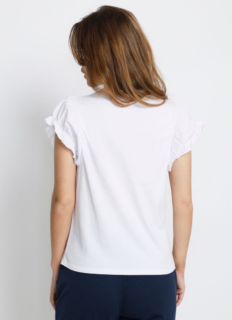 Kaffe - T-shirt à manches bouffantes Raka