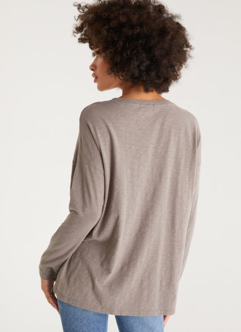 Farren Long Sleeve Slub Tee