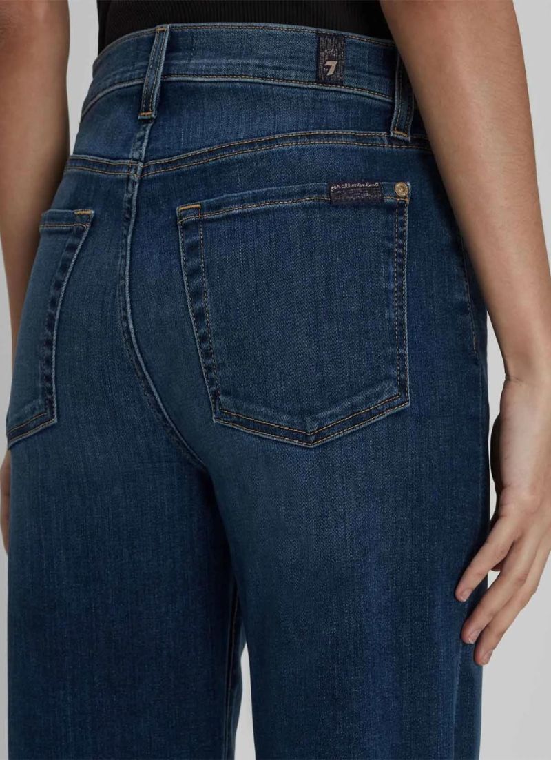 Cropped Alexa Cut Hem | Norton Blue