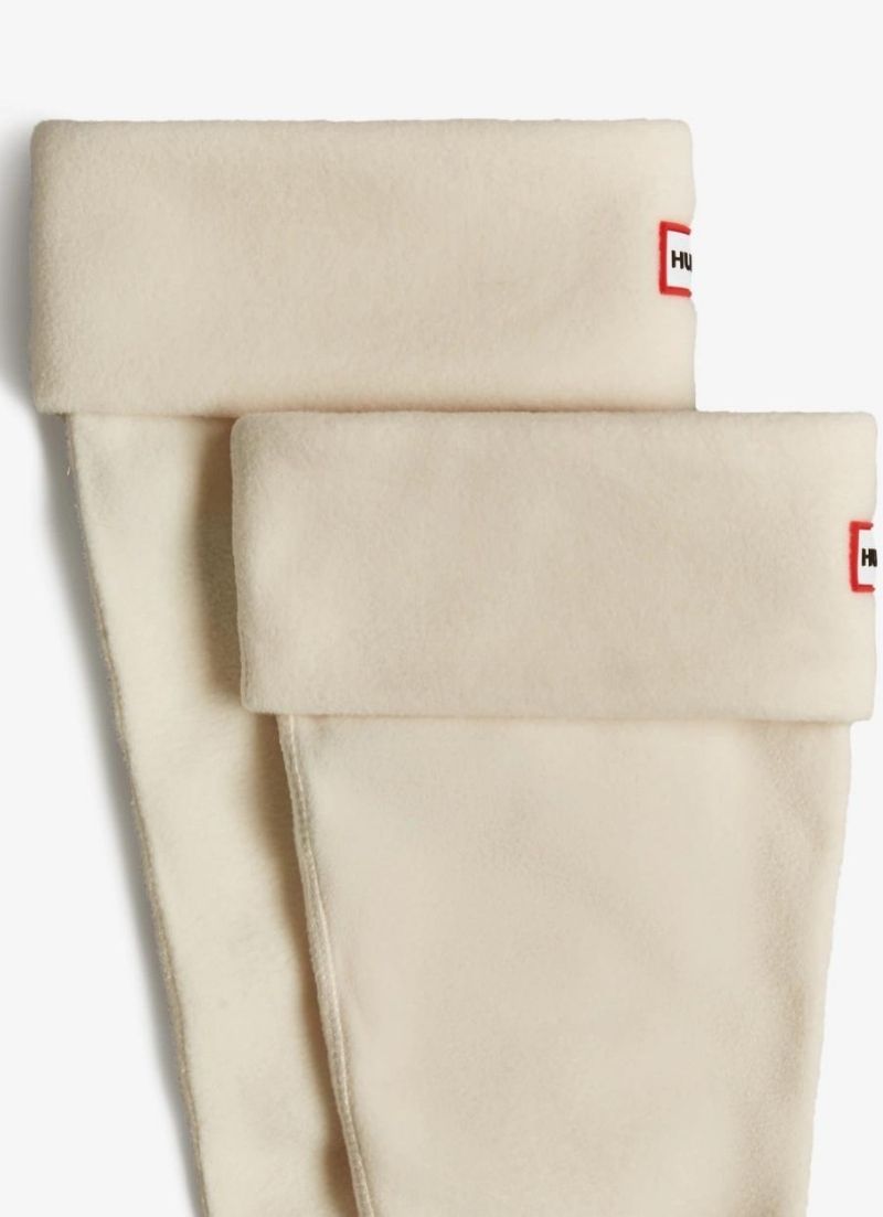 Chaussettes hautes à revers en polaire recyclée