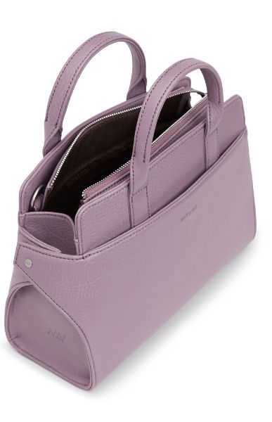 Matt & Nat Women's Gloria Small Vegan Satchel Amethyst